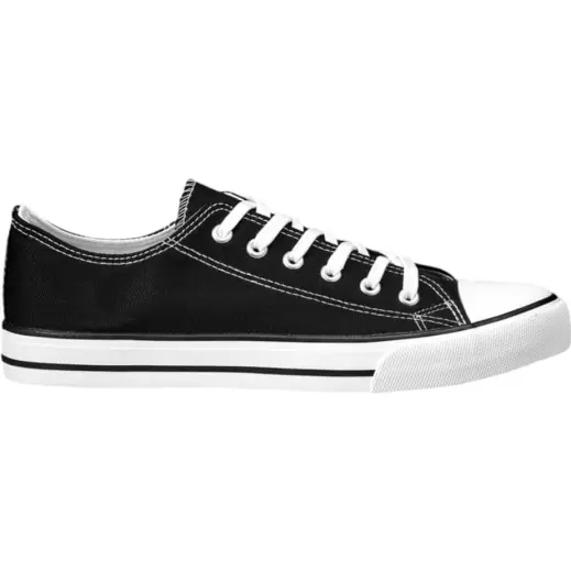 Unisex Trendi Canvas Sneaker Black Side